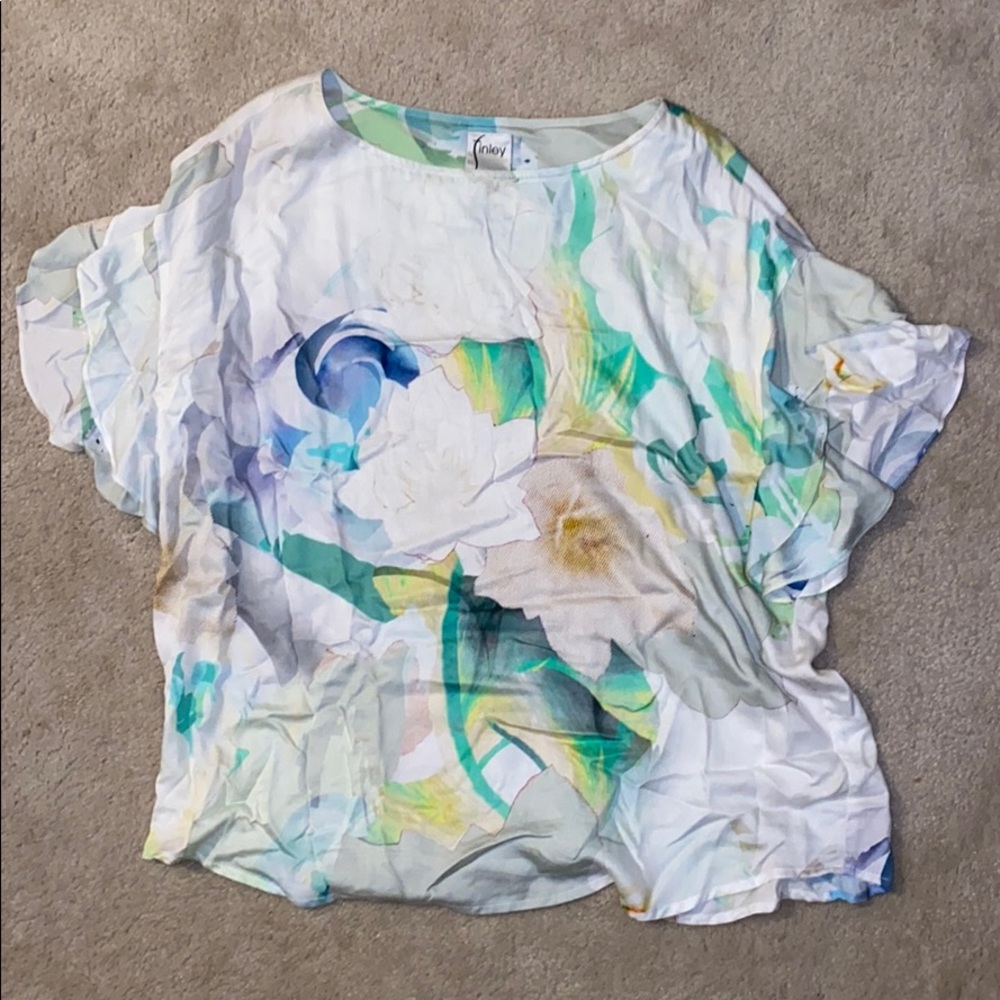 light floral dress shirt
